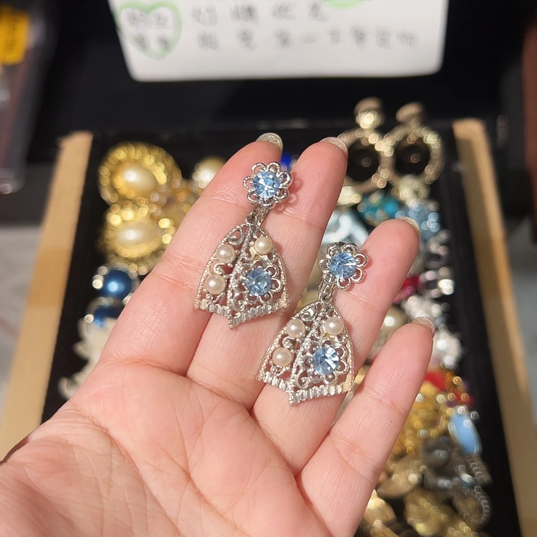 纯铜合成碳硅石耳夹 不退换
