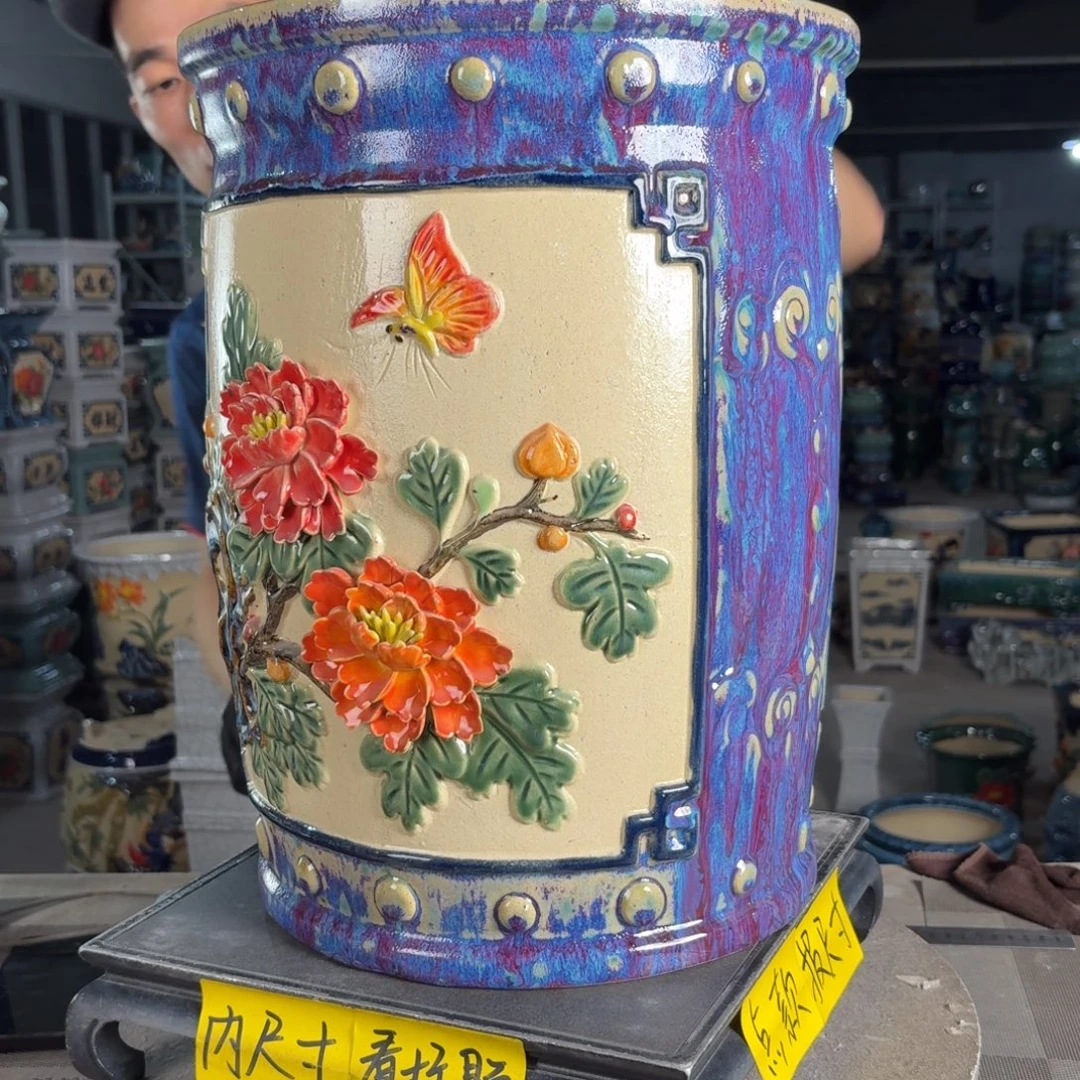 一风堂石湾花盆 面32高40
