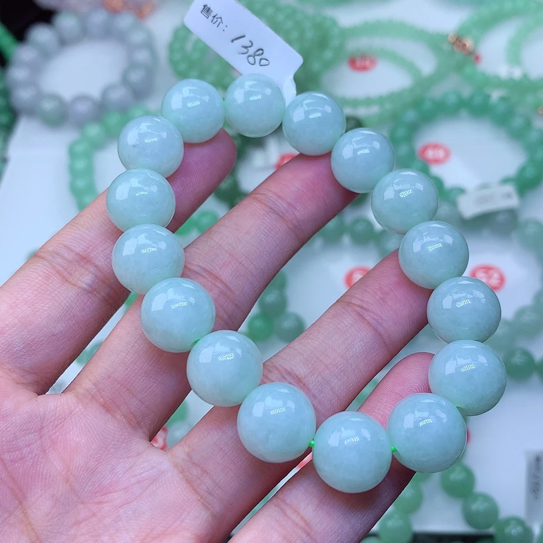 翡翠未镶嵌毛衣链
