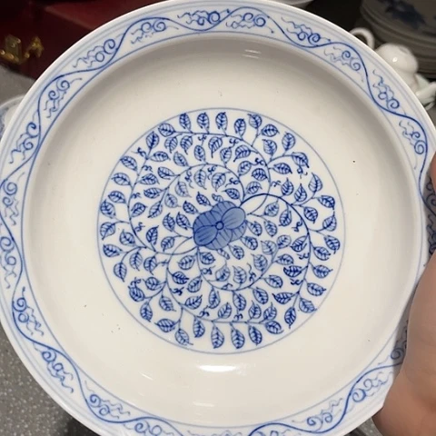 陶瓷8寸深盘一个陶瓷