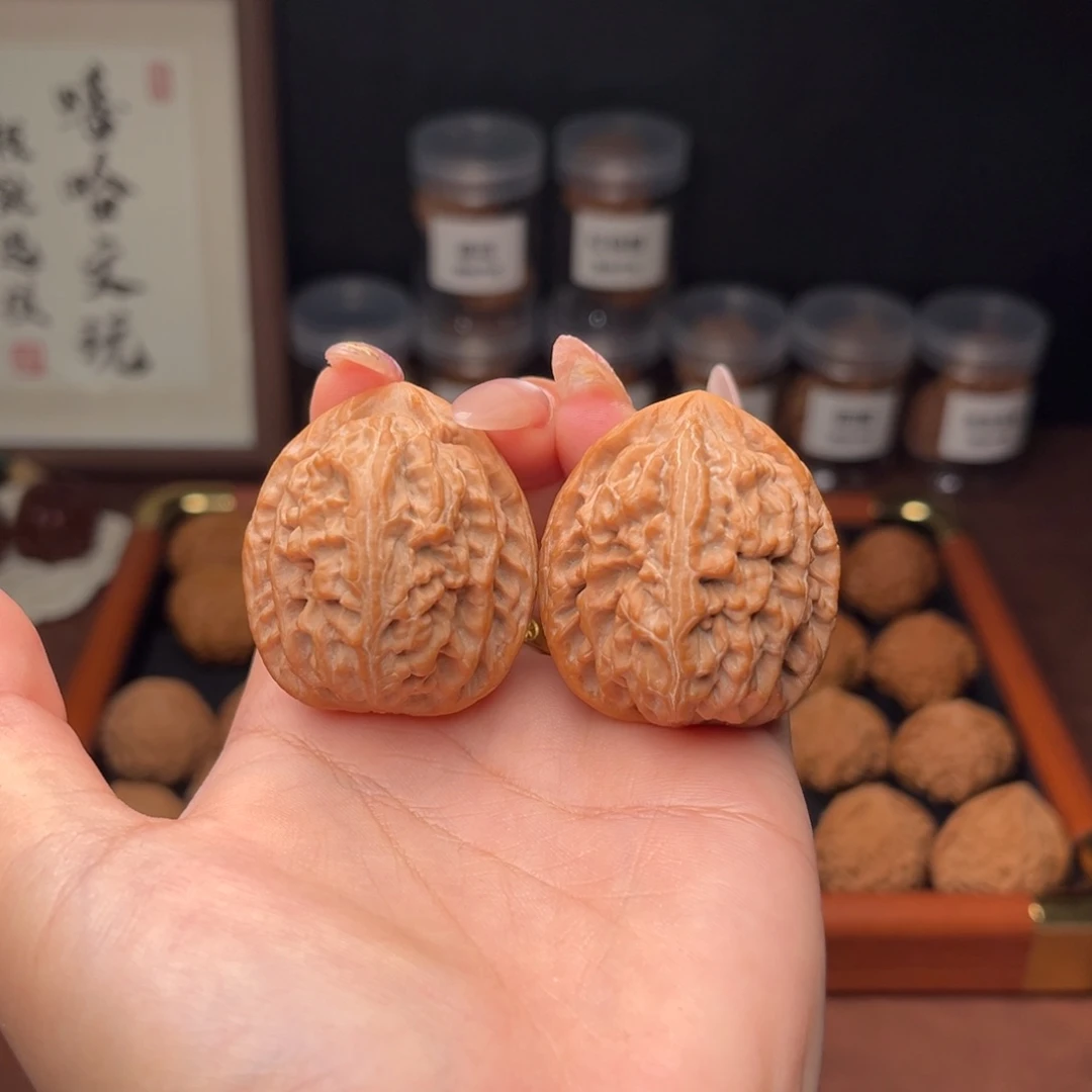 吊坠文玩核桃德*?红锦鲤40