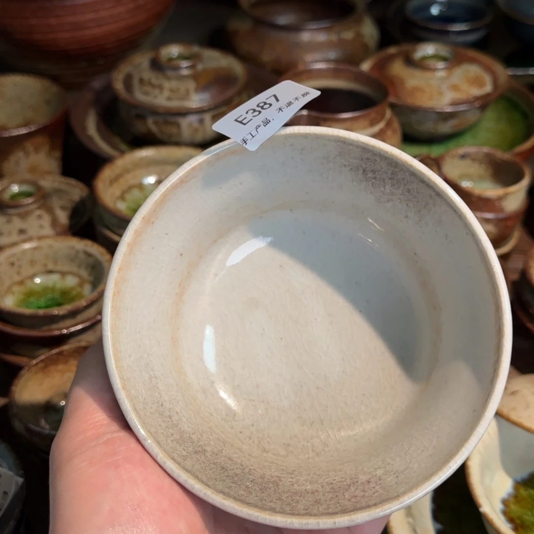 橘****E387破碎感泥料非柴烧跑单禁拍