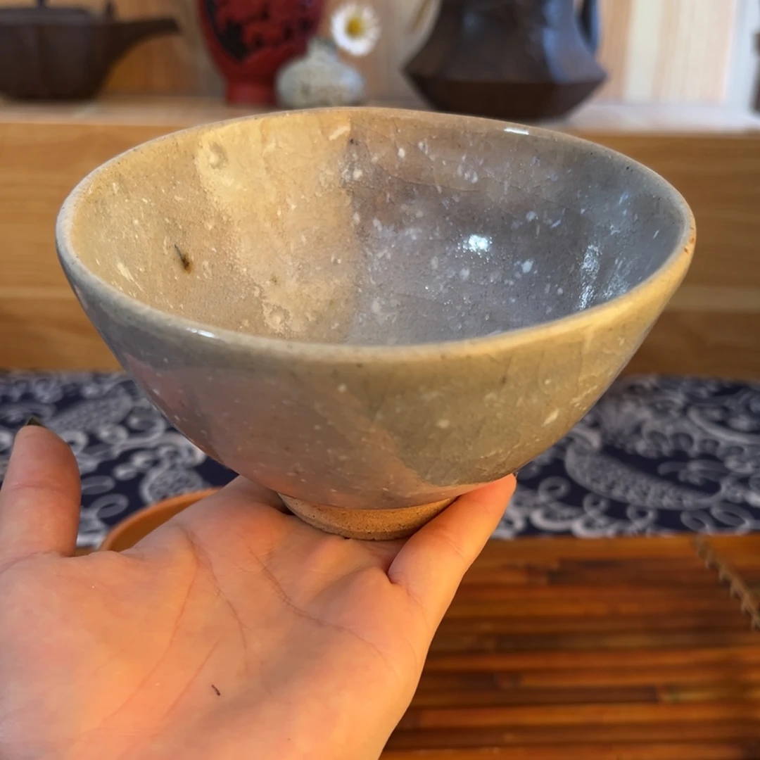 抹茶碗一只这只是陶瓷的
