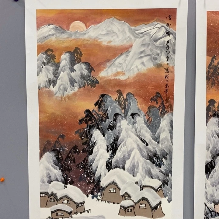 手绘作品等多种形式进行