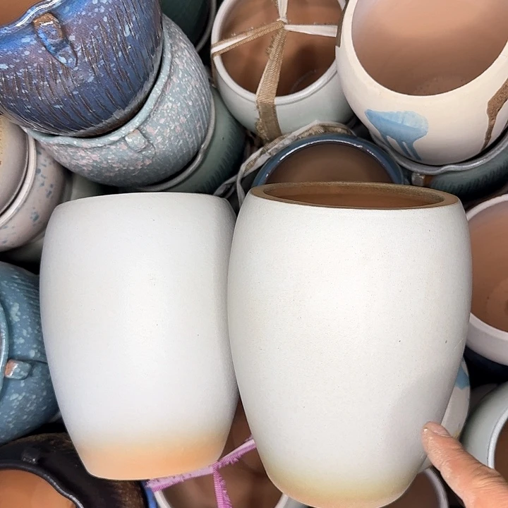 粗砂花盆微瑕花盆处理来啦