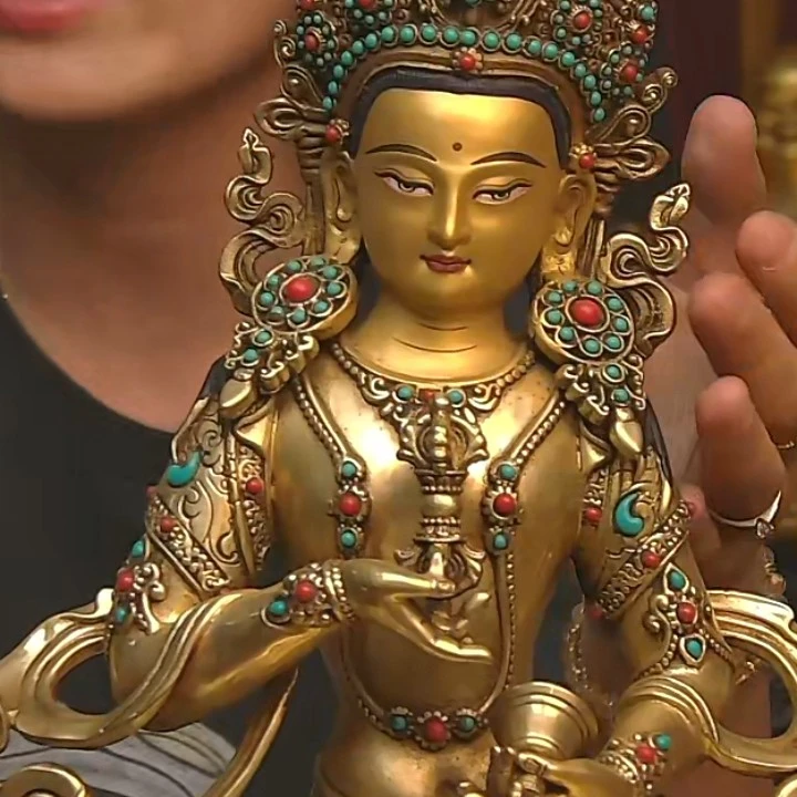 紫铜鎏金收藏摆件