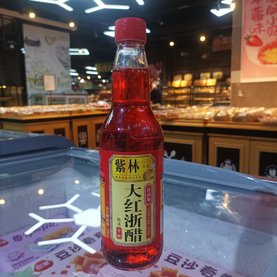 紫林大红浙醋500毫升一瓶