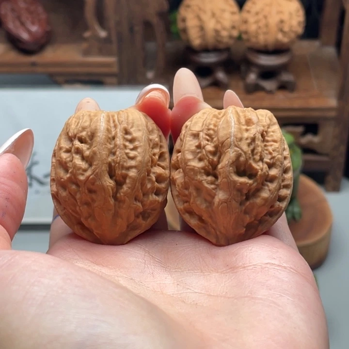 文玩核桃把件白云27