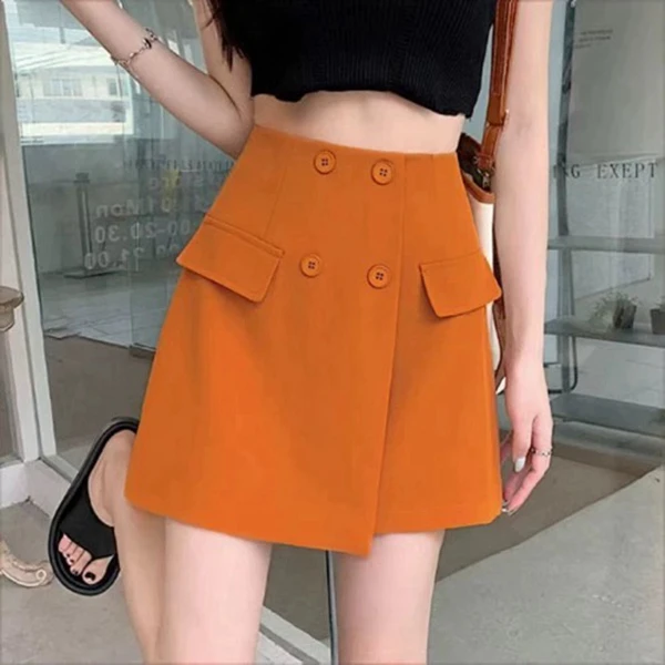半身裙女2024新款春秋不规则高腰显瘦a字包臀短裙子ins