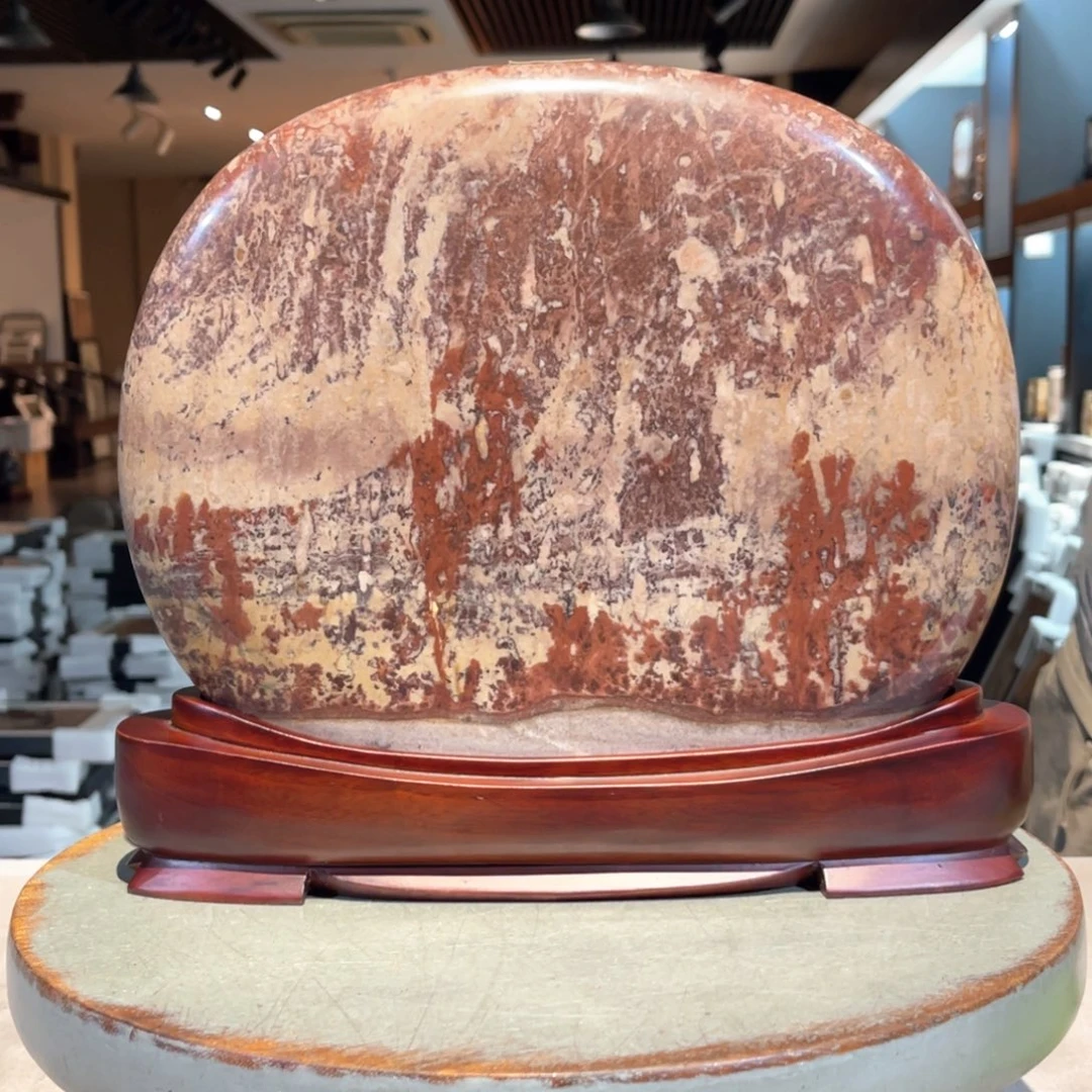 彩石三峡清江画面石