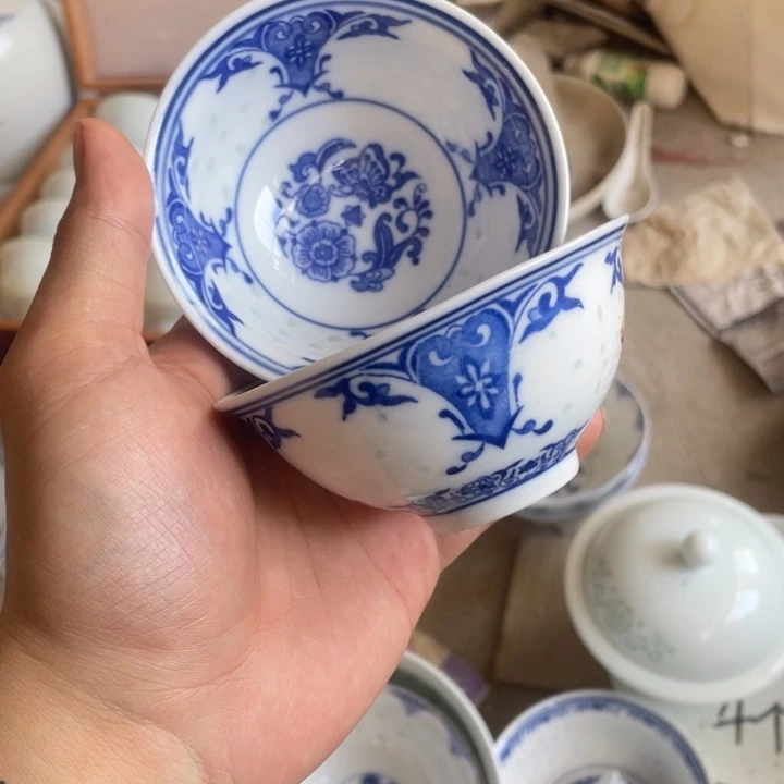 碗瓷景德镇个细白瓷餐具