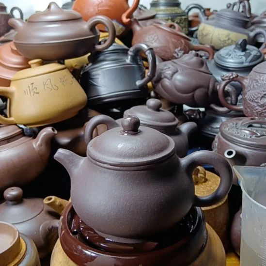 茶壶紫砂宜兴原矿天青泥柴烧手工260cc紫砂壶