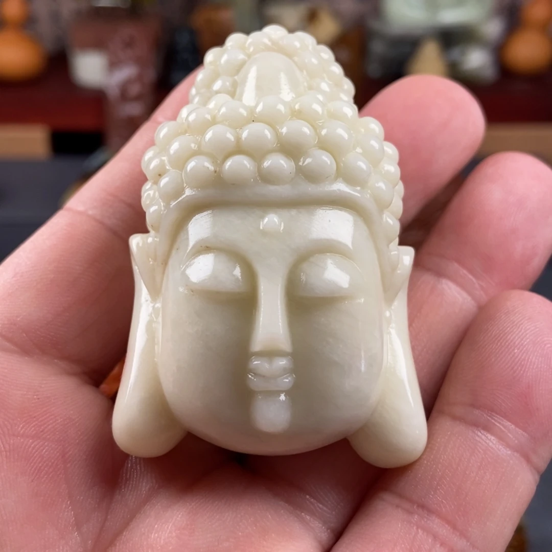岫玉未镶嵌手把件