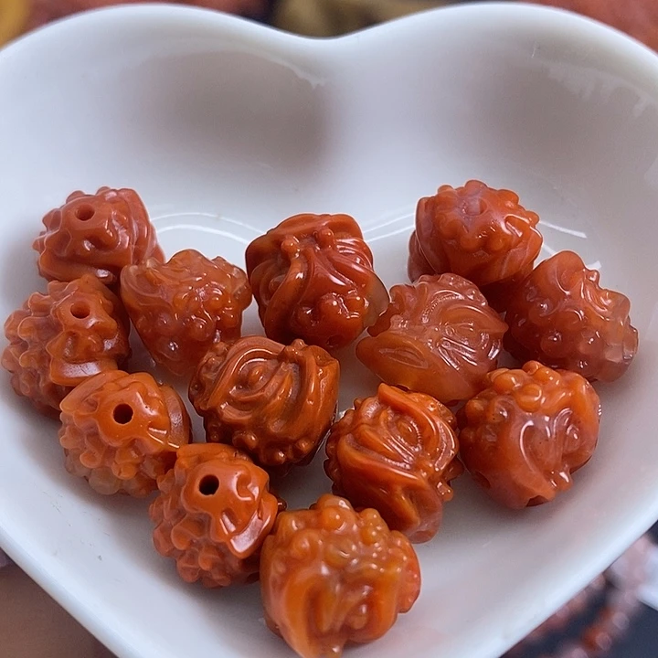 南红玛瑙未镶嵌颈饰多样性发其一