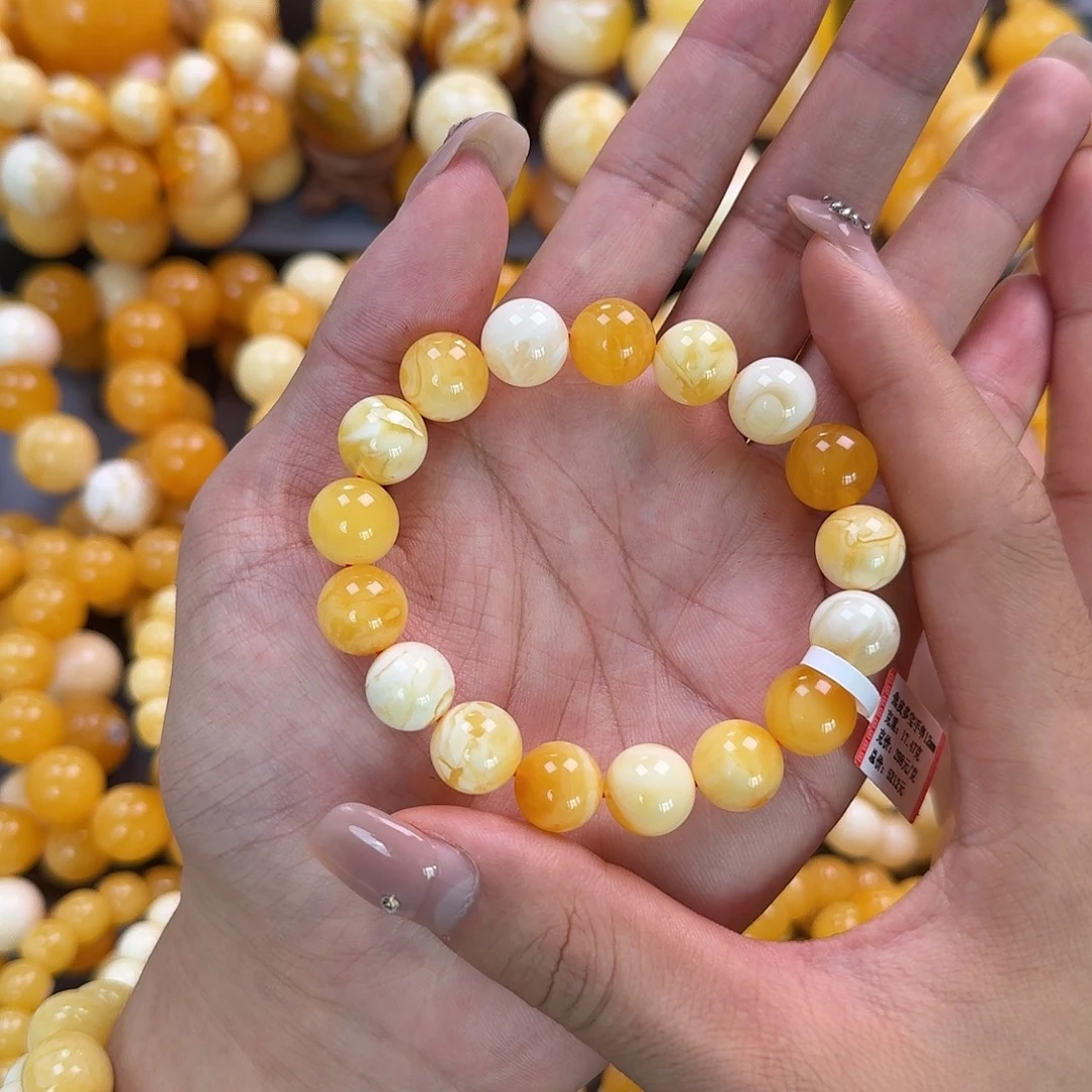 蜜蜡未镶嵌珠宝奇石12mm