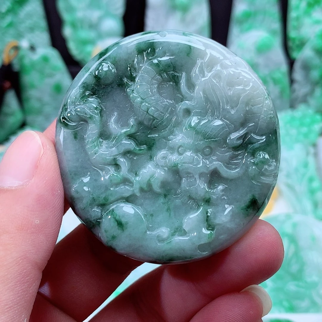 翡翠未镶嵌颈饰翡翠吊坠