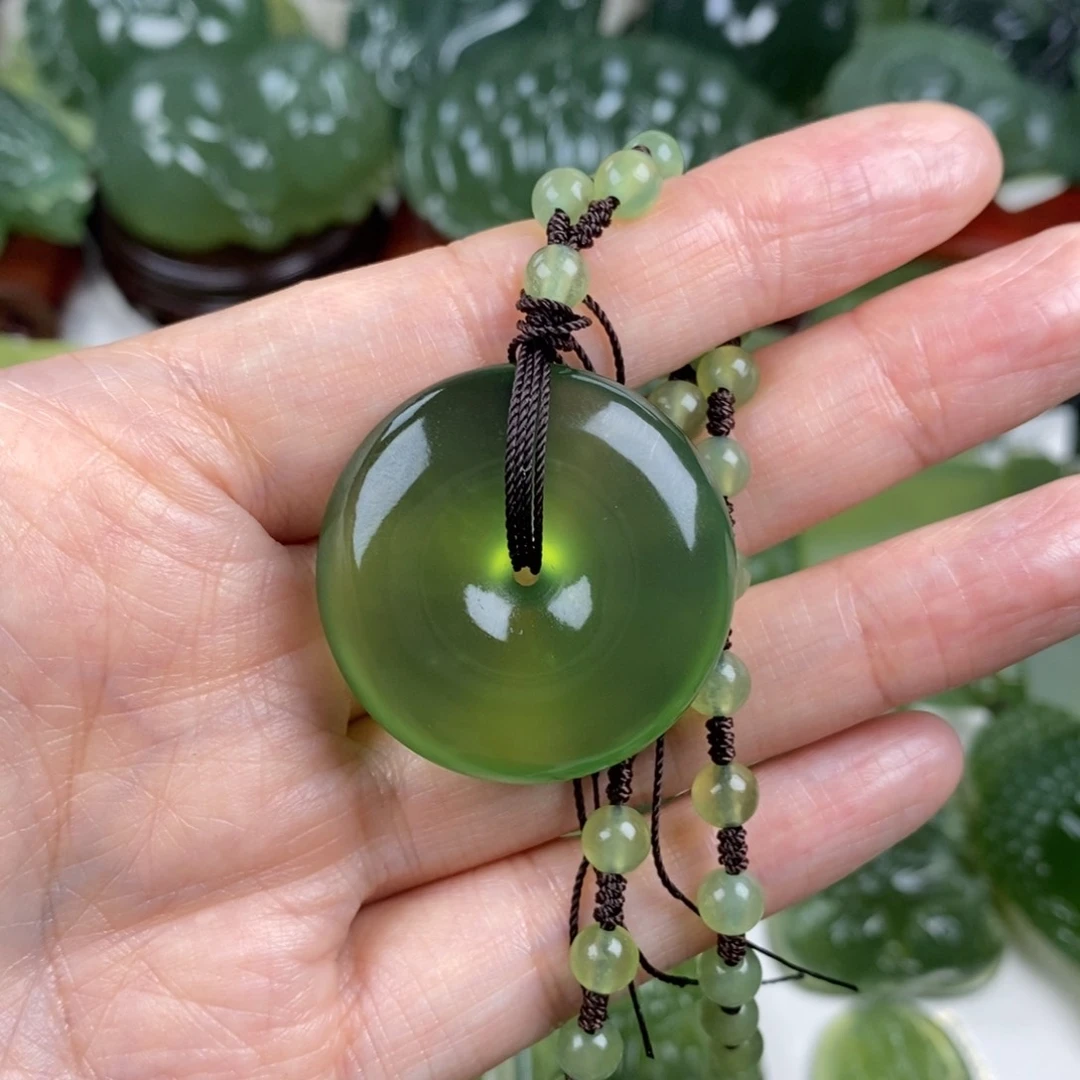 岫玉未镶嵌挂件玉**法挂件