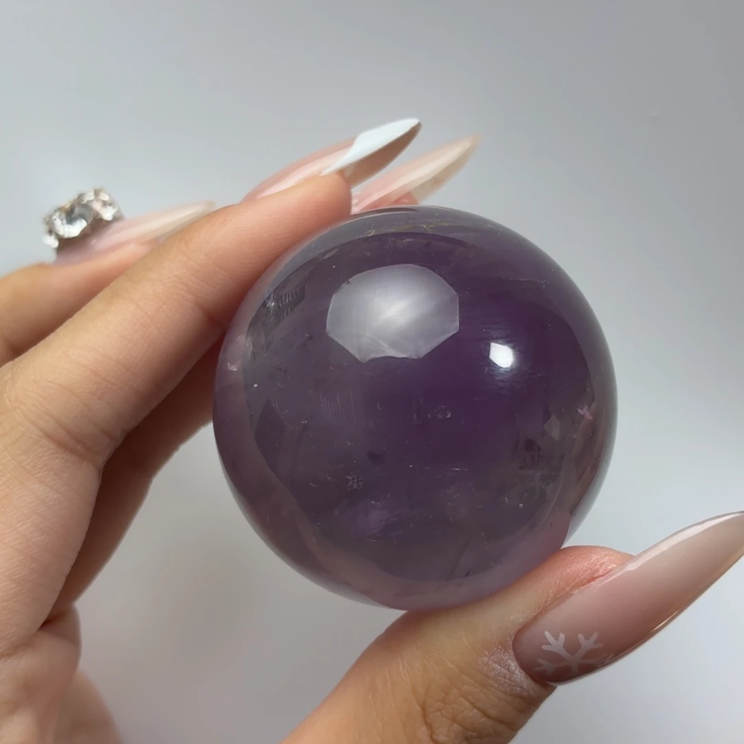 紫晶珠宝半成品未镶嵌45.8mm