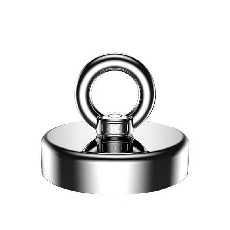 打捞强磁强力磁铁吸铁石挂钩铁硼打捞工具