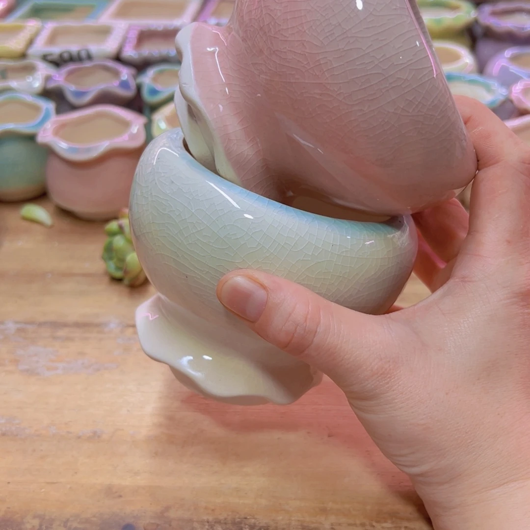 陶瓷花盆当场凑满12包邮