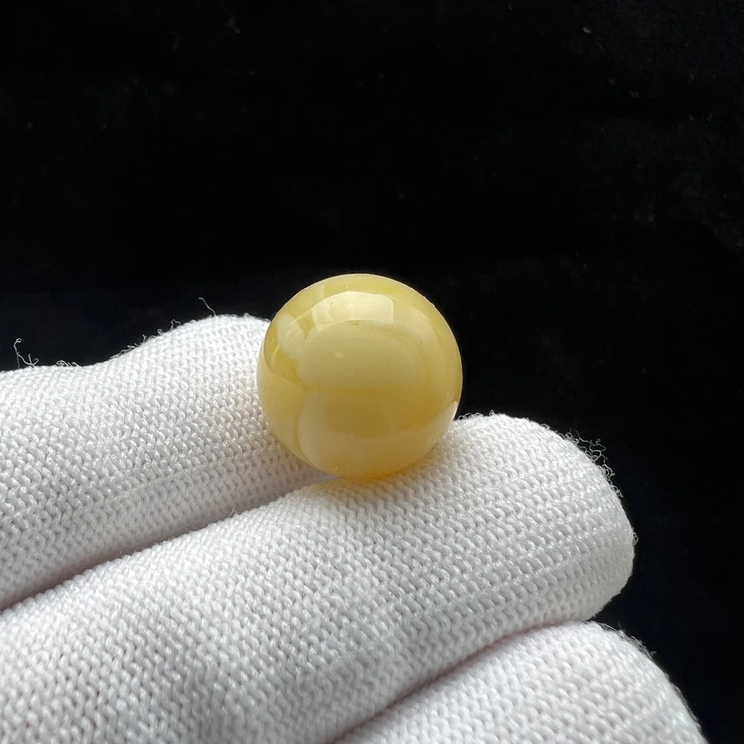 M3505天然原矿蜜蜡 单珠17.5mm2.9克 90/g