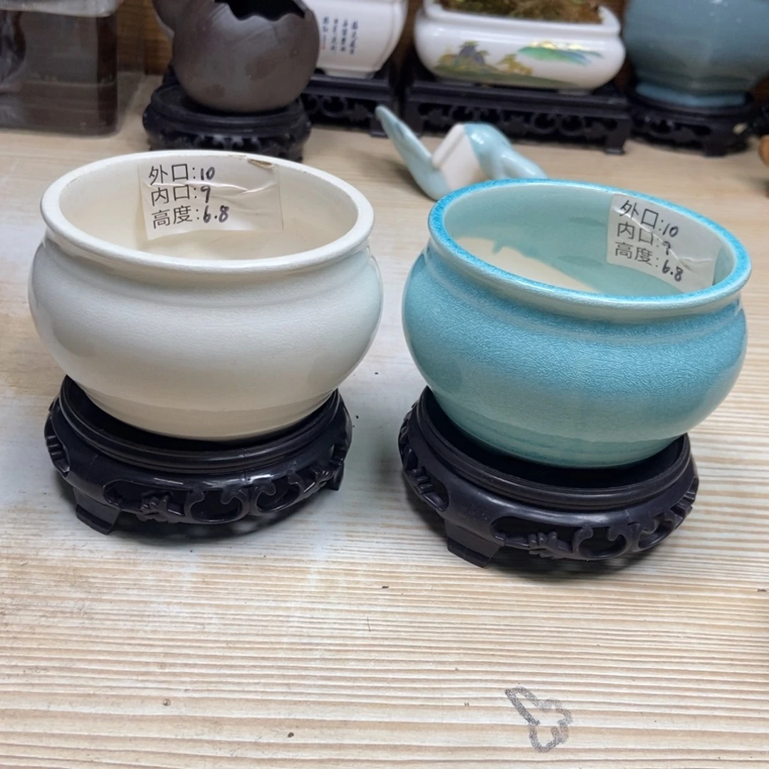 瓷片陶瓷花盆陶瓷艺术