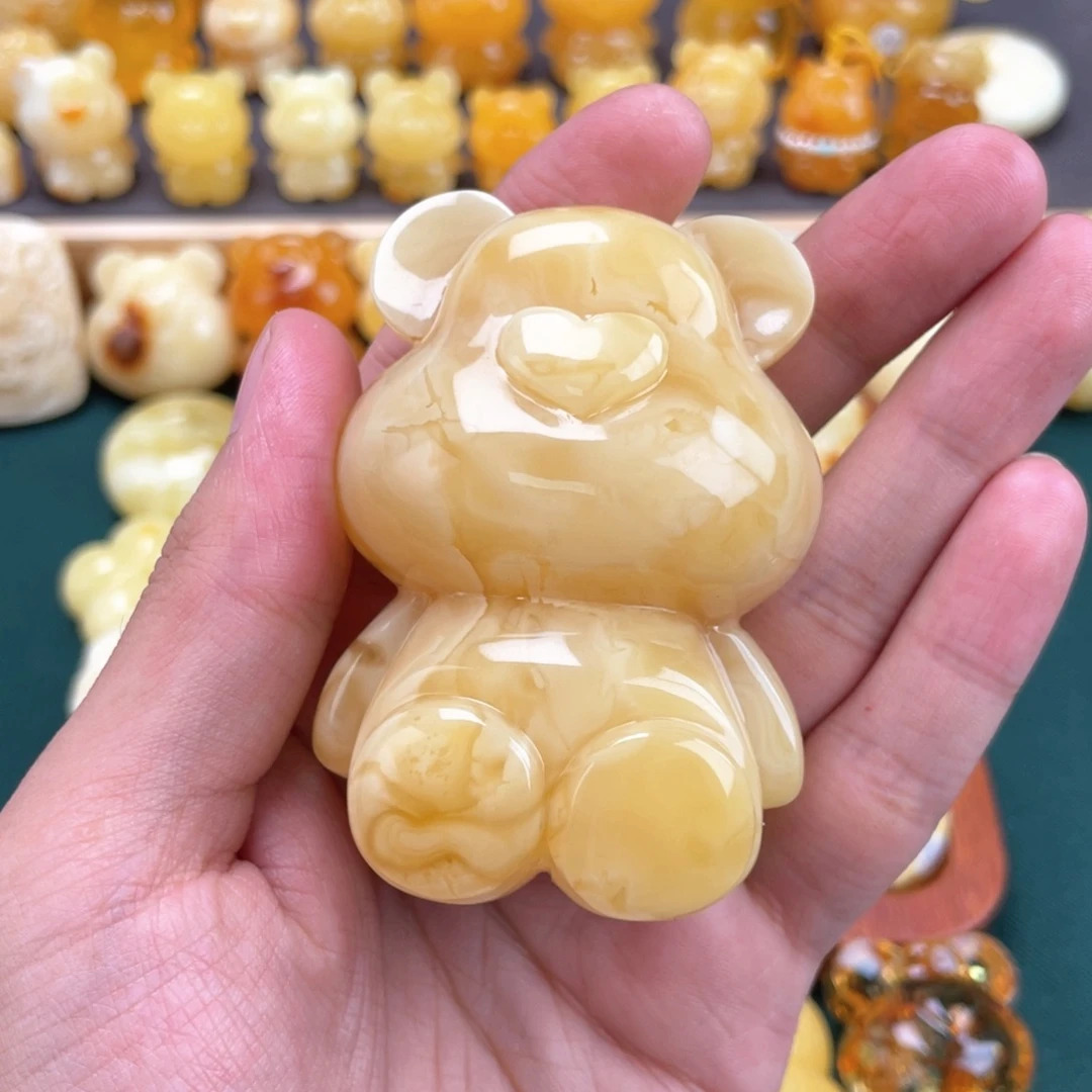 裸石琥珀未镶嵌蜜蜡