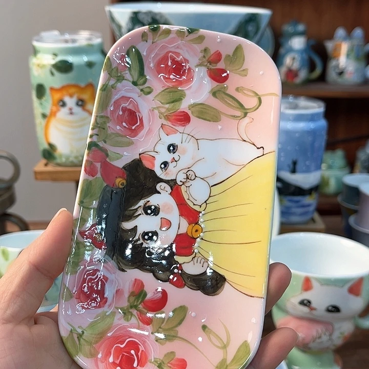 陶景德镇釉下手绘陶瓷