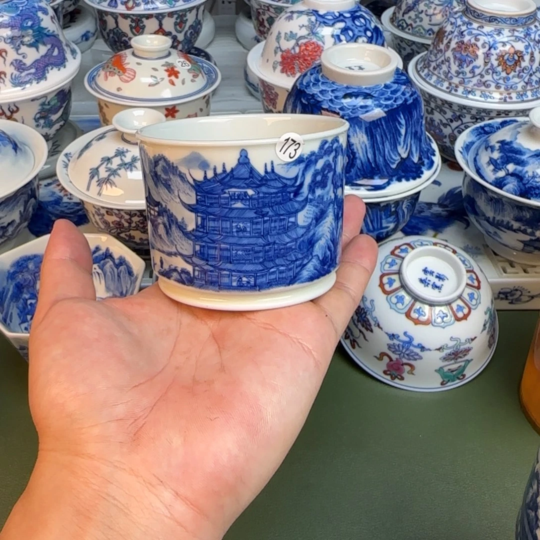 彦祖纯手工手绘茶具173