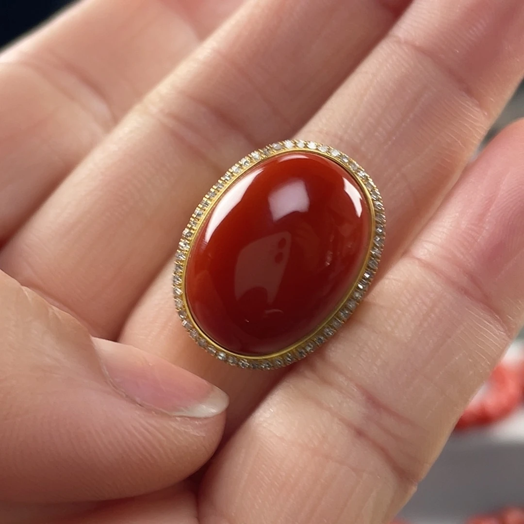 南红玛瑙未镶嵌手链