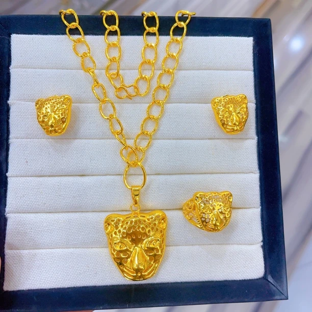 铜合金吊坠 2159新款耳环项链戒指爆款白搭时尚金色铜合金白搭