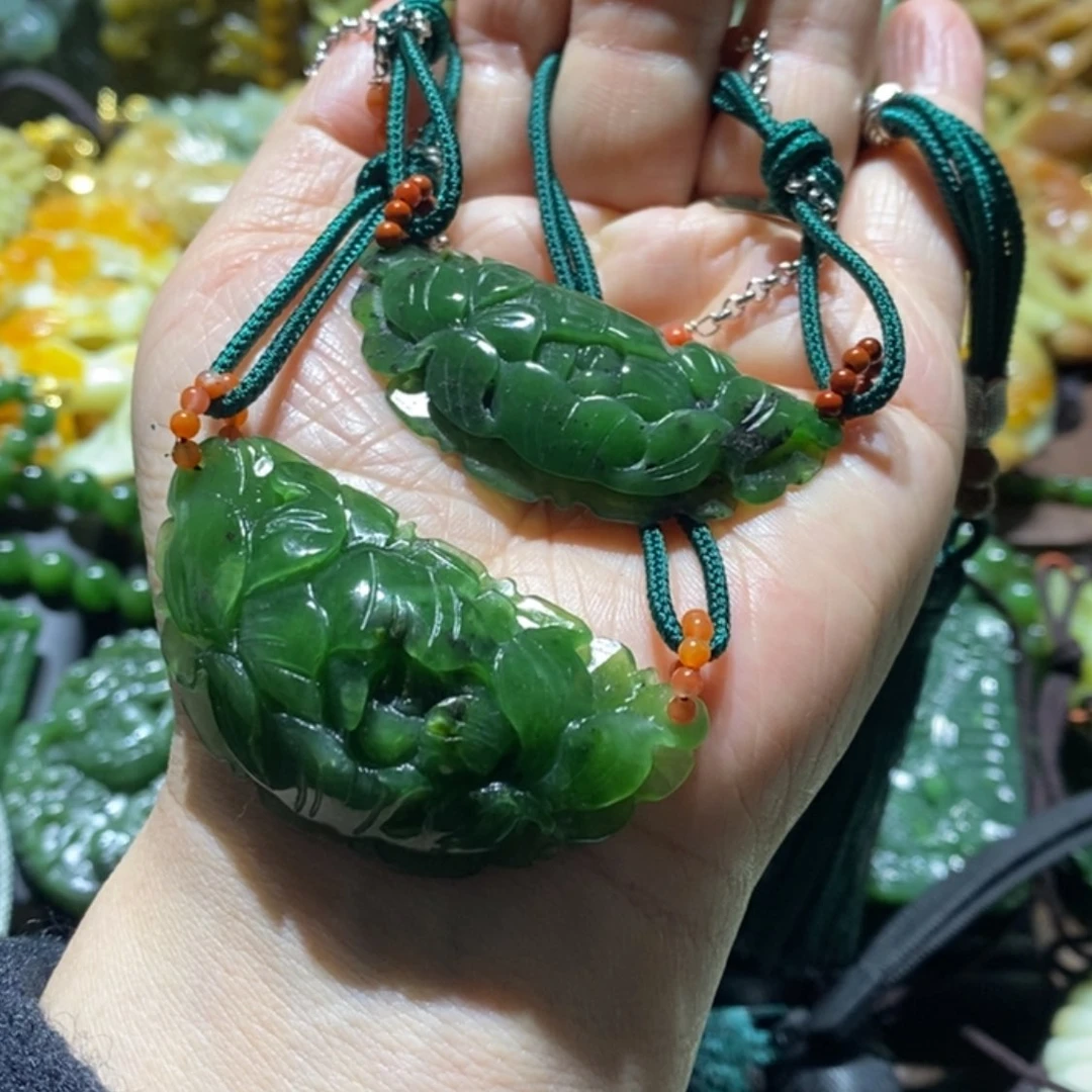 【闪购商品】岫玉毛衣链未镶嵌