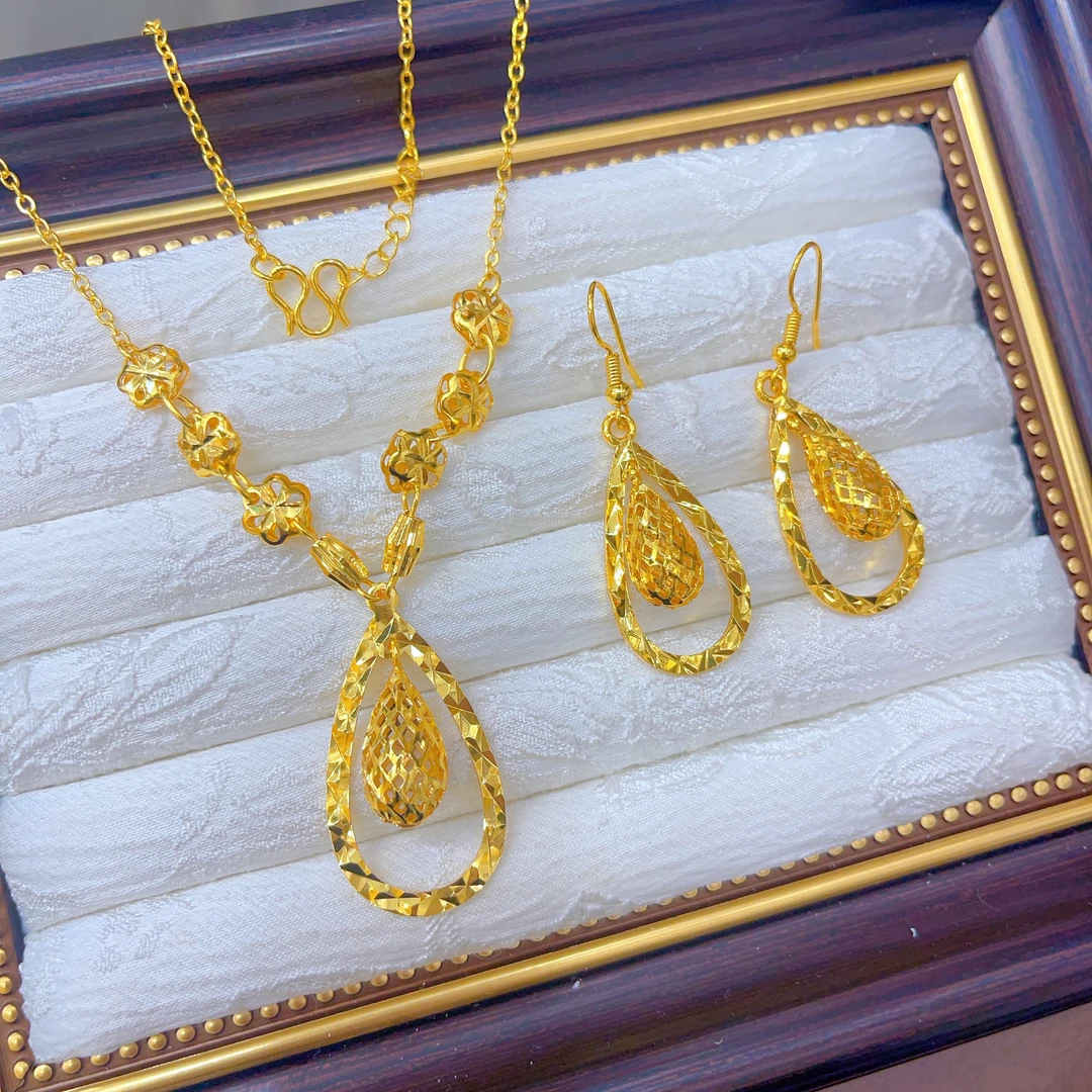 铜合金项链 1925新款时尚金色铜合金白搭时尚金色