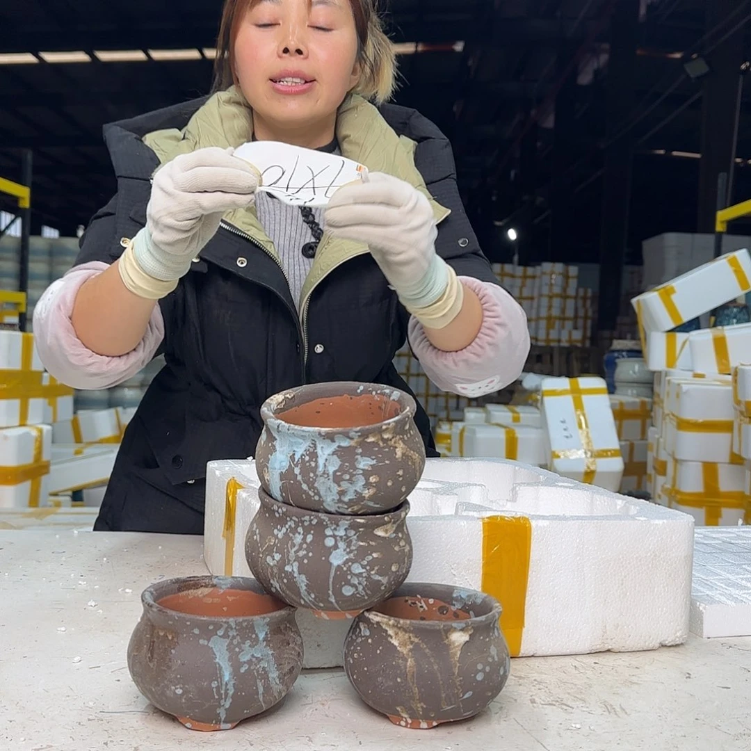 紫砂花盆云上花盆直播0101-946