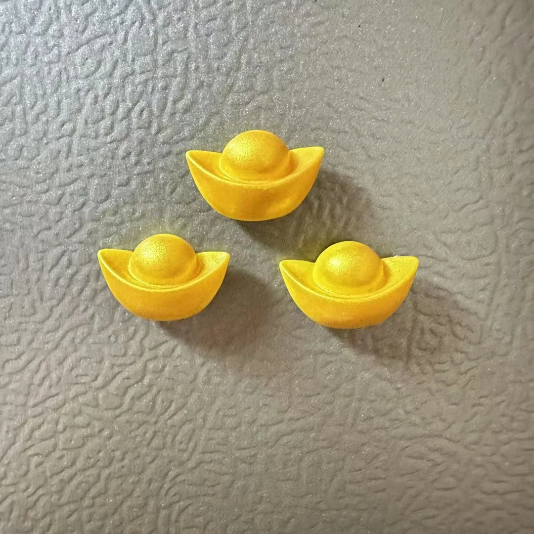 【三个金元宝】创意文创树脂冰箱贴