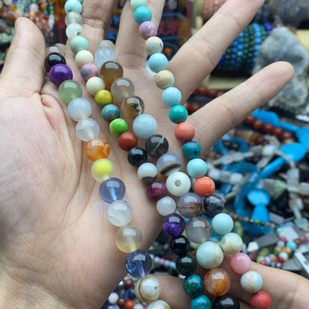 玛瑙/玉髓未镶嵌珠宝半成品两条A510