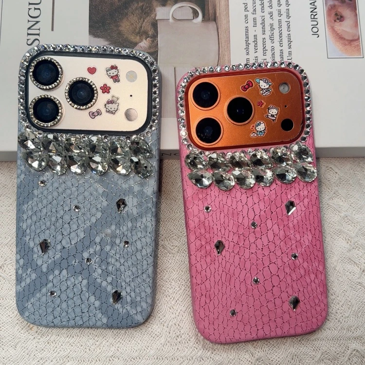 经典蛇纹立体推推钻手机壳17promax适用苹果16/15/14/13promax