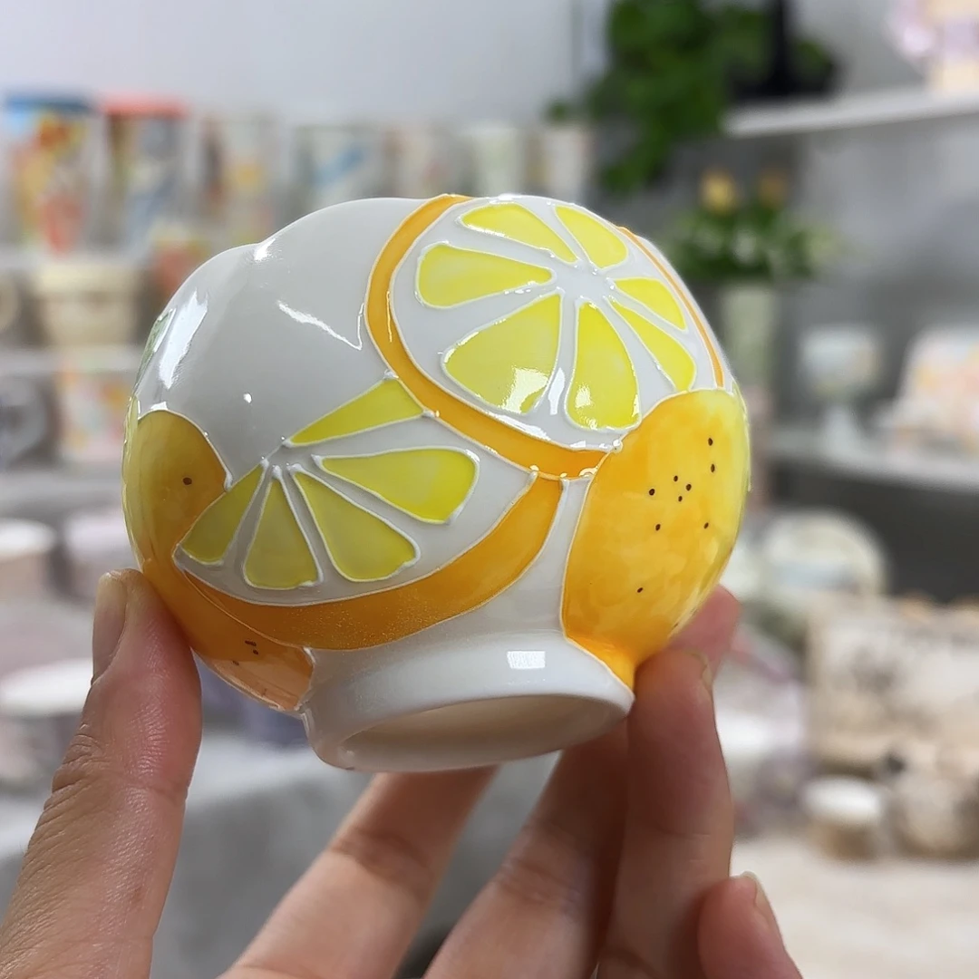 手绘创意高温釉下彩陶瓷