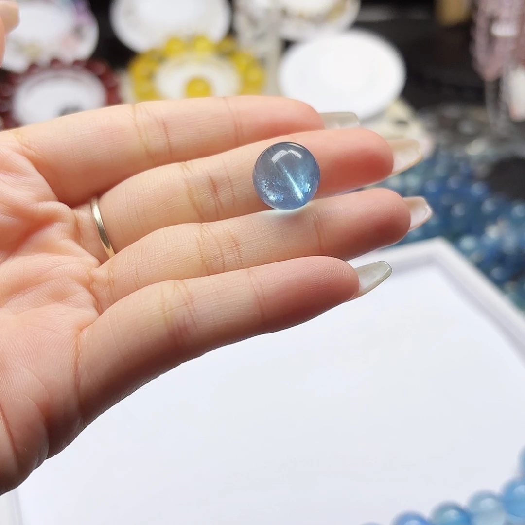水晶手链未镶嵌?*…海蓝宝13.7