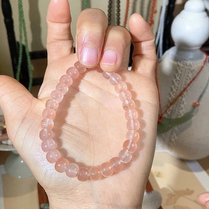 南红玛瑙手链合金