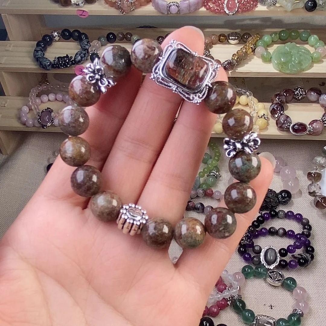 玛瑙/玉髓手链未镶嵌11.7毫米