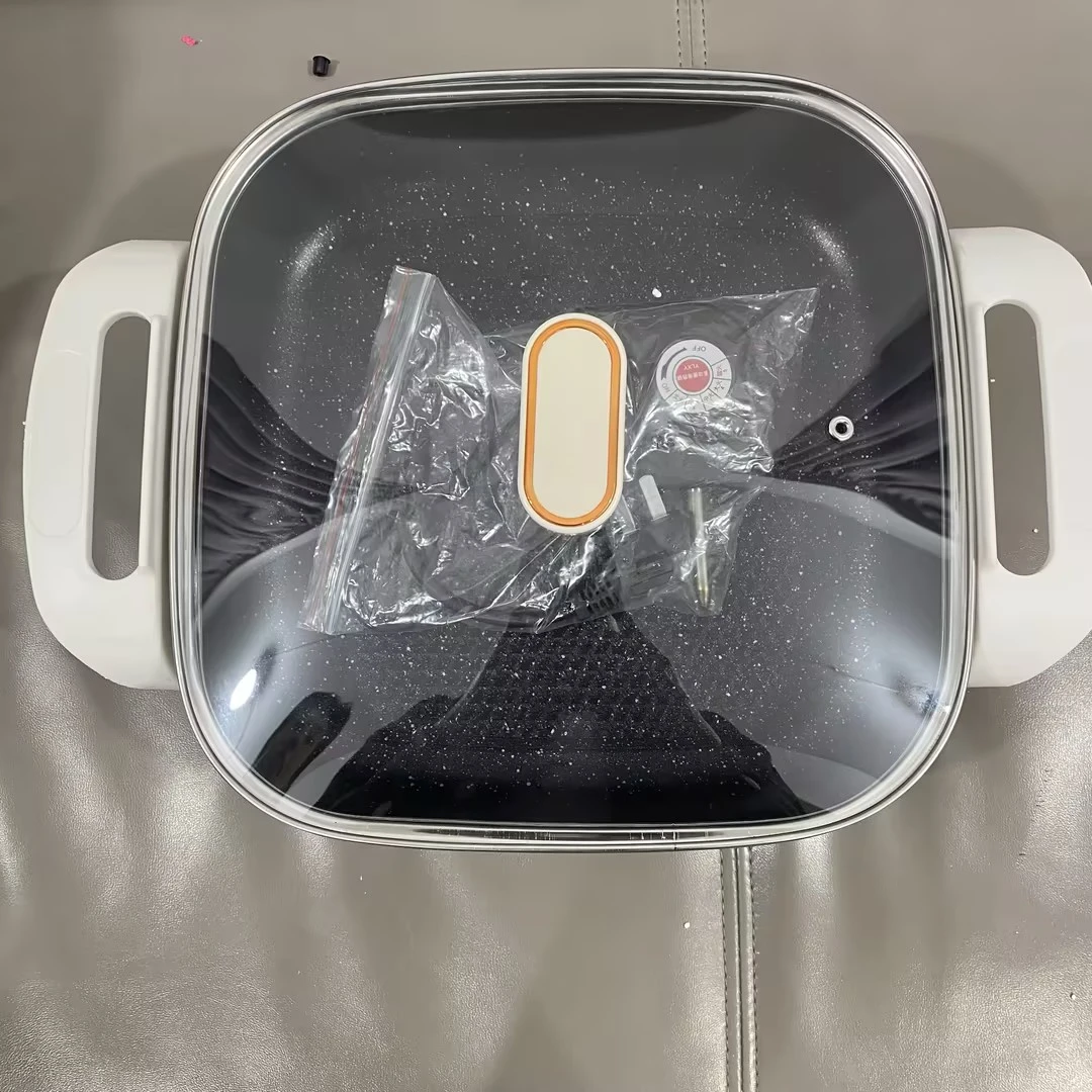 W932电煮锅电火锅双耳大功率火锅2