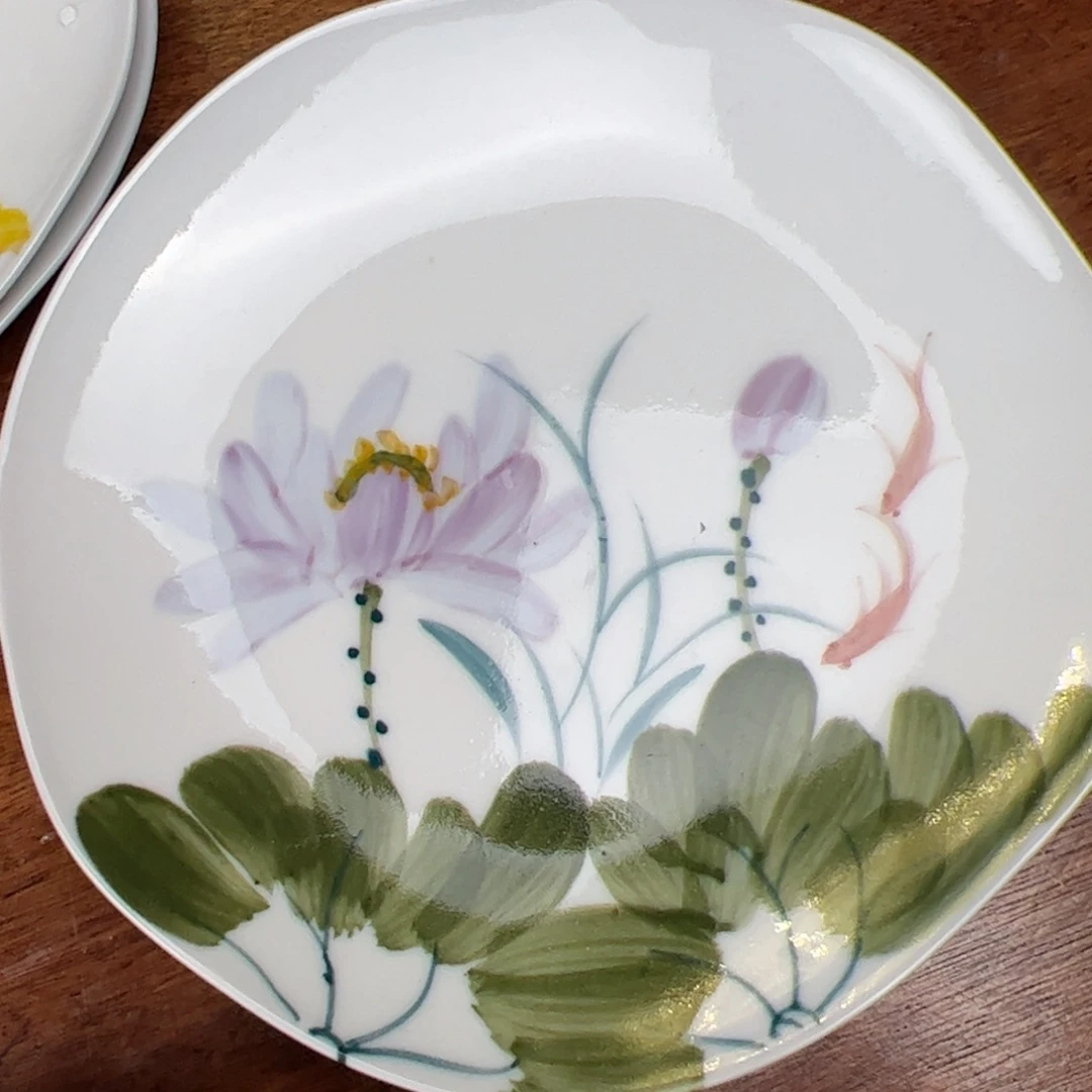 瓷片景德镇陶瓷手工手绘制作