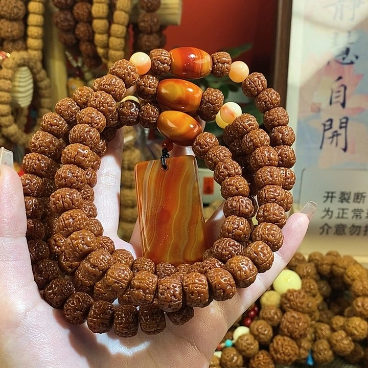 金刚菩提手串135玉化小玛