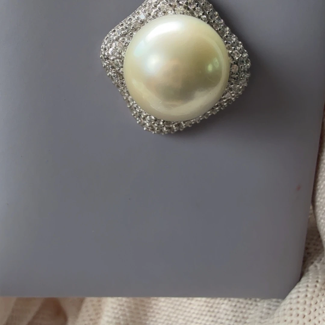 颈饰海水珍珠银S925镶嵌