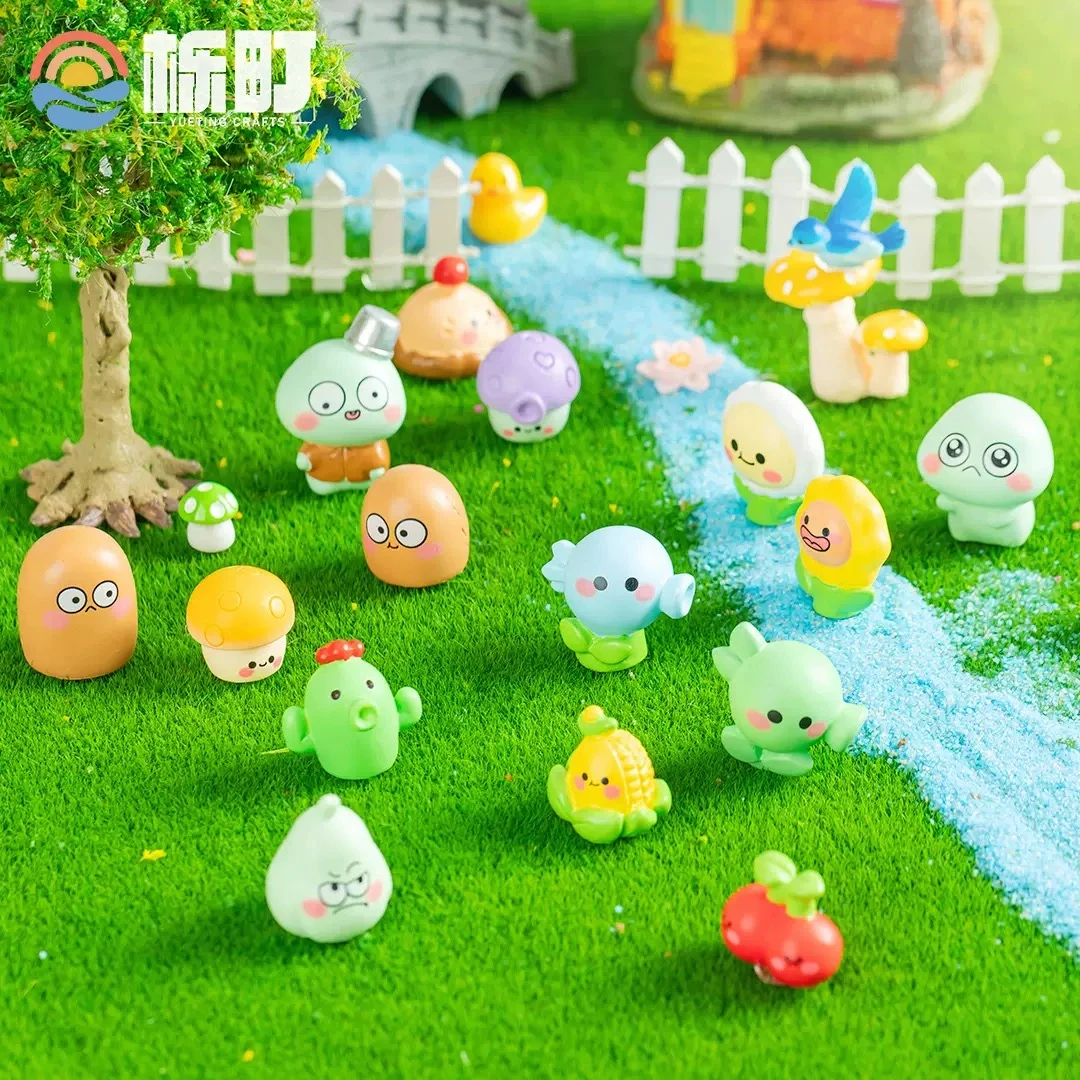 【许愿+对碰】幼儿园植物大战僵尸 立体树脂DIY摆件