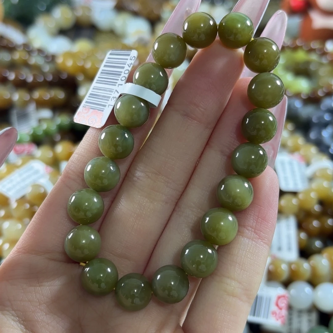 和田玉未镶嵌手链243