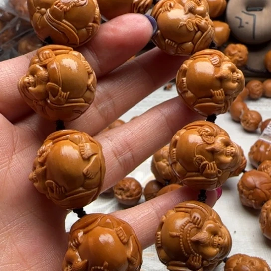 手串橄榄核橄榄雕雕刻工艺品