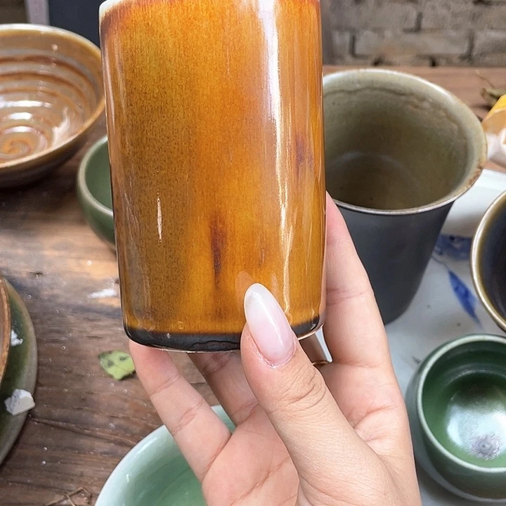 杯子安*荨浪鬼家生活陶系列杯子