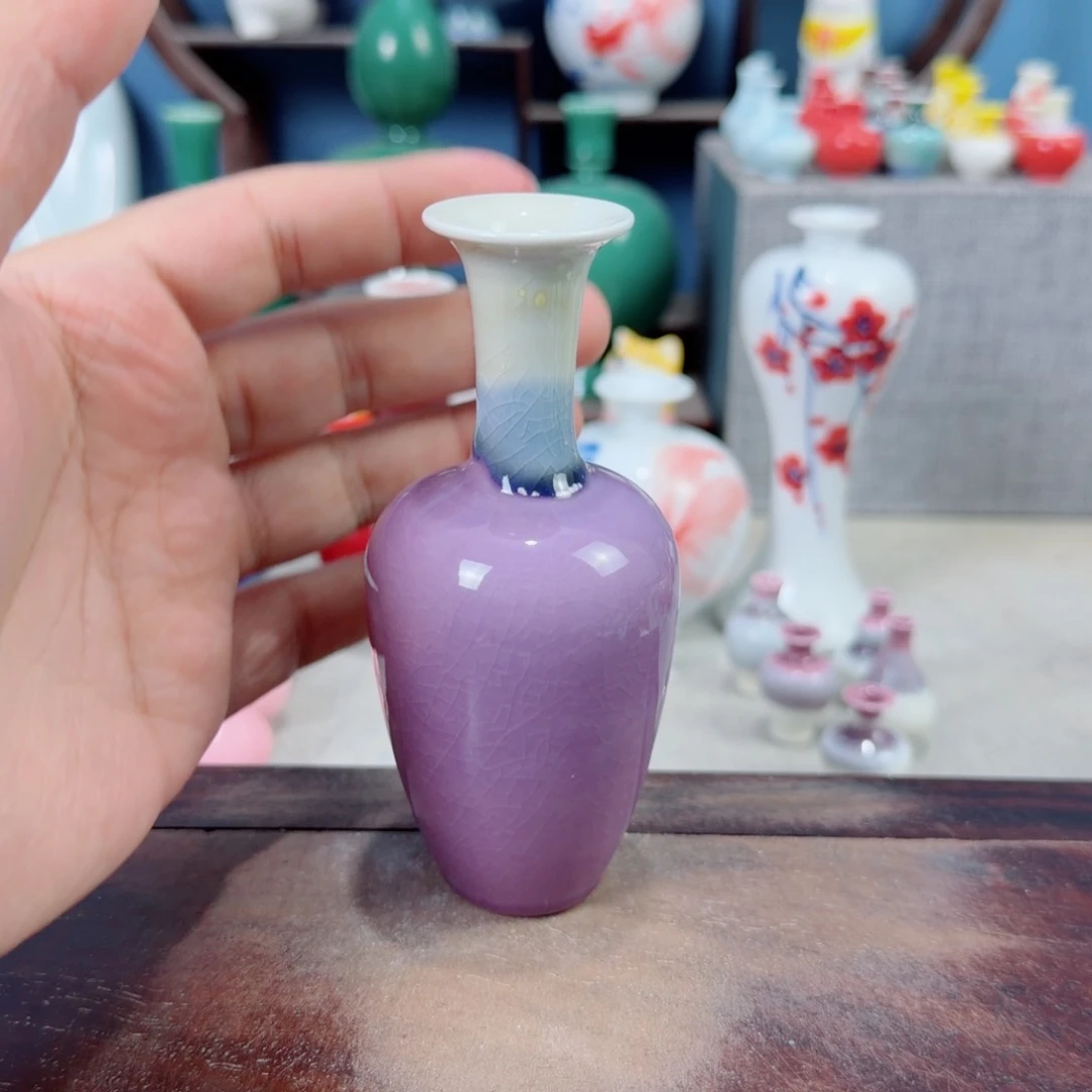 陶瓷手工小花器摆件